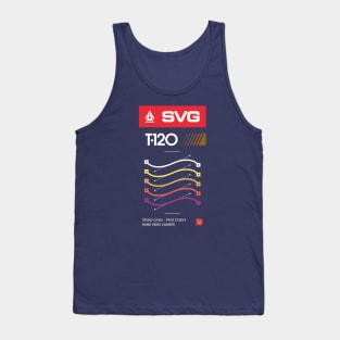 Retro Blank VHS SVG Tank Top